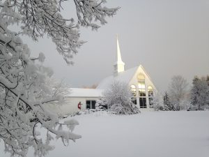 Photo: church in the winter