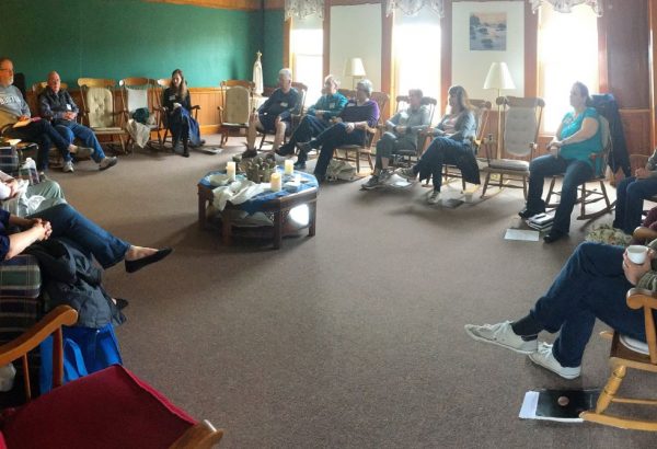 Photo: 2019 Heart of Peace Retreat in Maine Group - in class